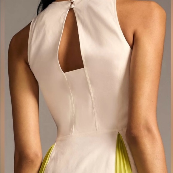 Anthropologie Maeve Sleeveless Pleated Dress, NWT - Picture 4 of 9